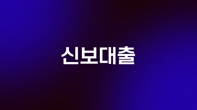 신보대출